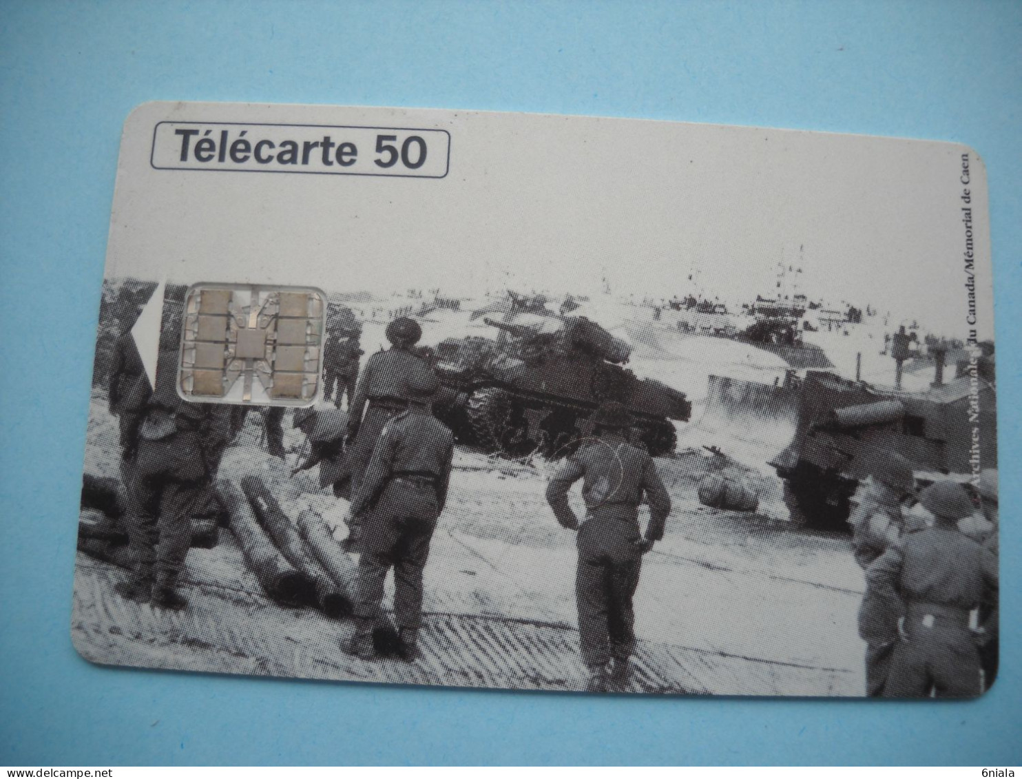 7681 Télécarte Collection  1944 1994 50e Anniversaire Des Débarquements Carte Téléphone  ( 2 Scans )  Carte Téléphonique - 1994