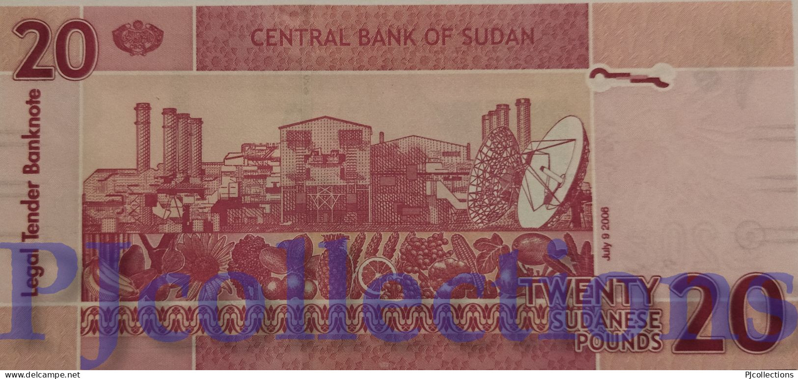 SUDAN 20 POUNDS 2006 PICK 68 UNC - Sudan