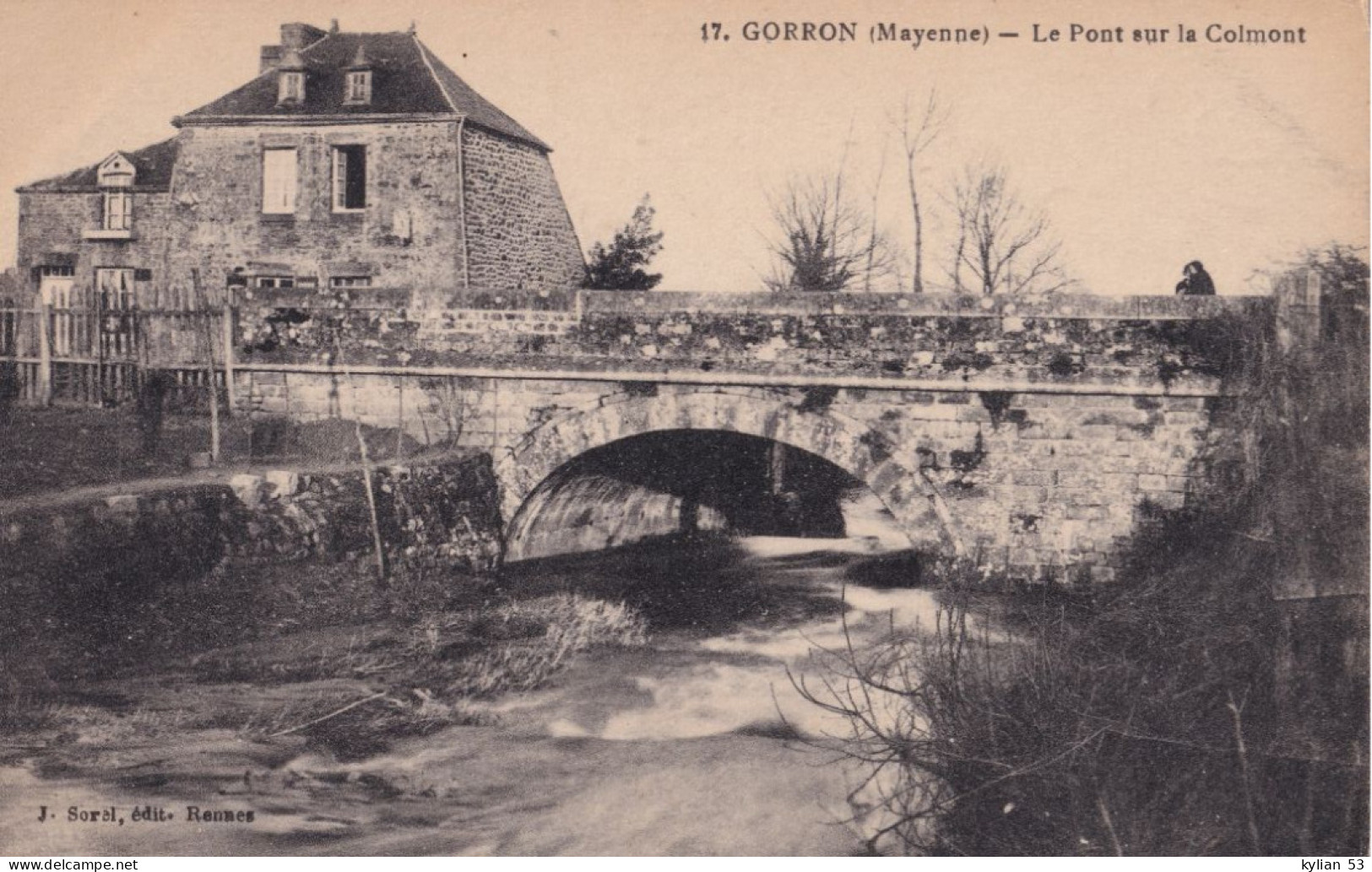 Gorron - Le Pont Sur La Colmont - Mayenne - 53 - CPA - Gorron