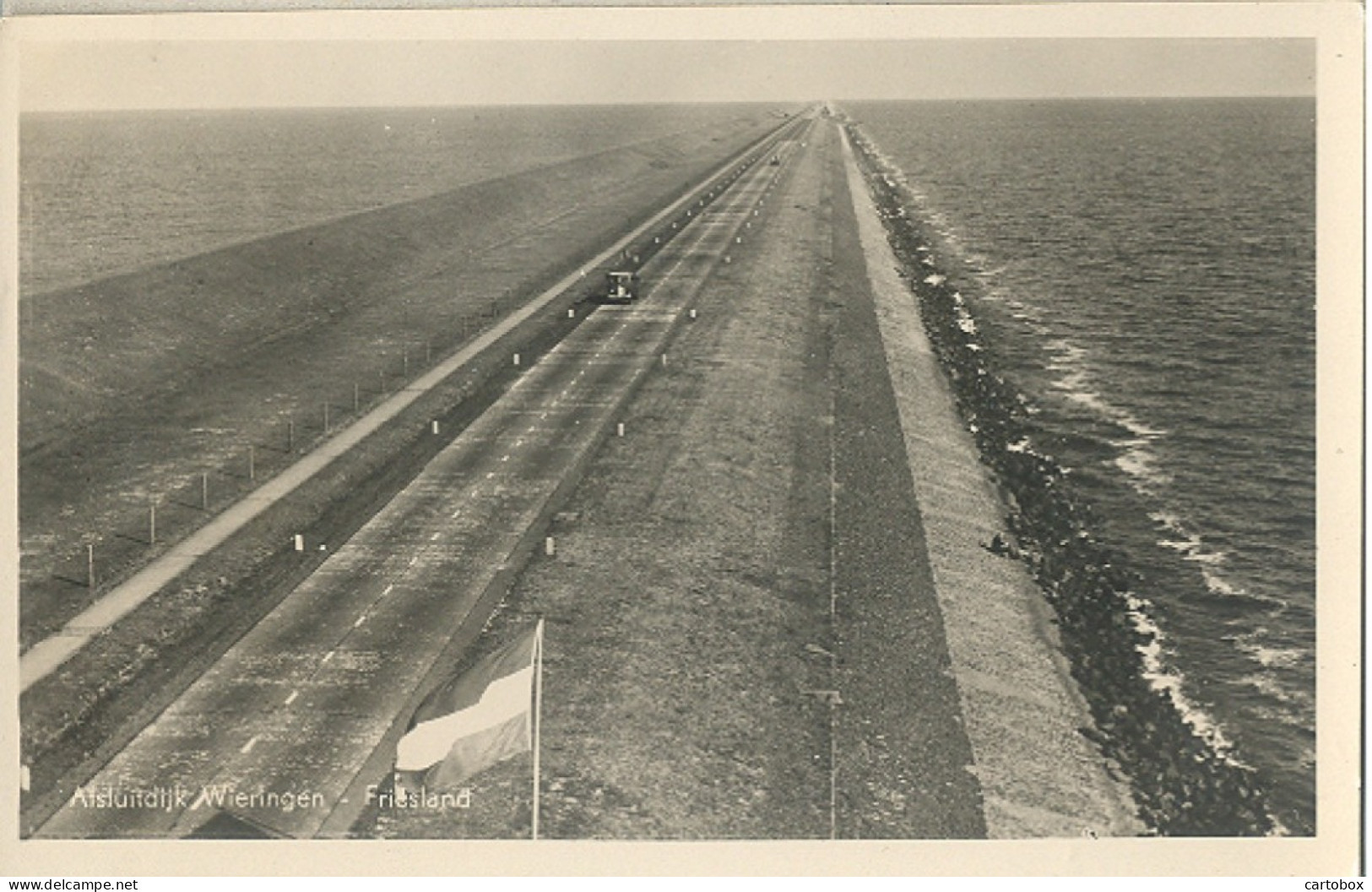 Afsluitdijk, Wieringen - Friesland (type Fotokaart) - Den Oever (& Afsluitdijk)