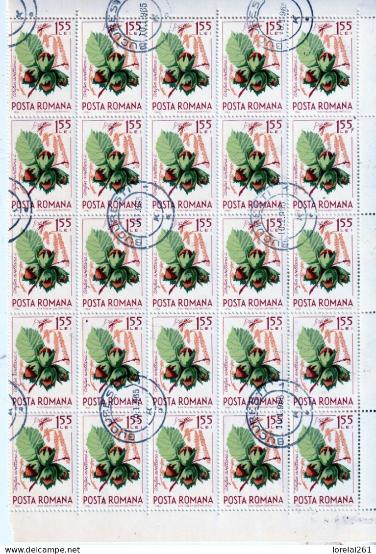 1964 - Baies  FULL X 25 - Feuilles Complètes Et Multiples