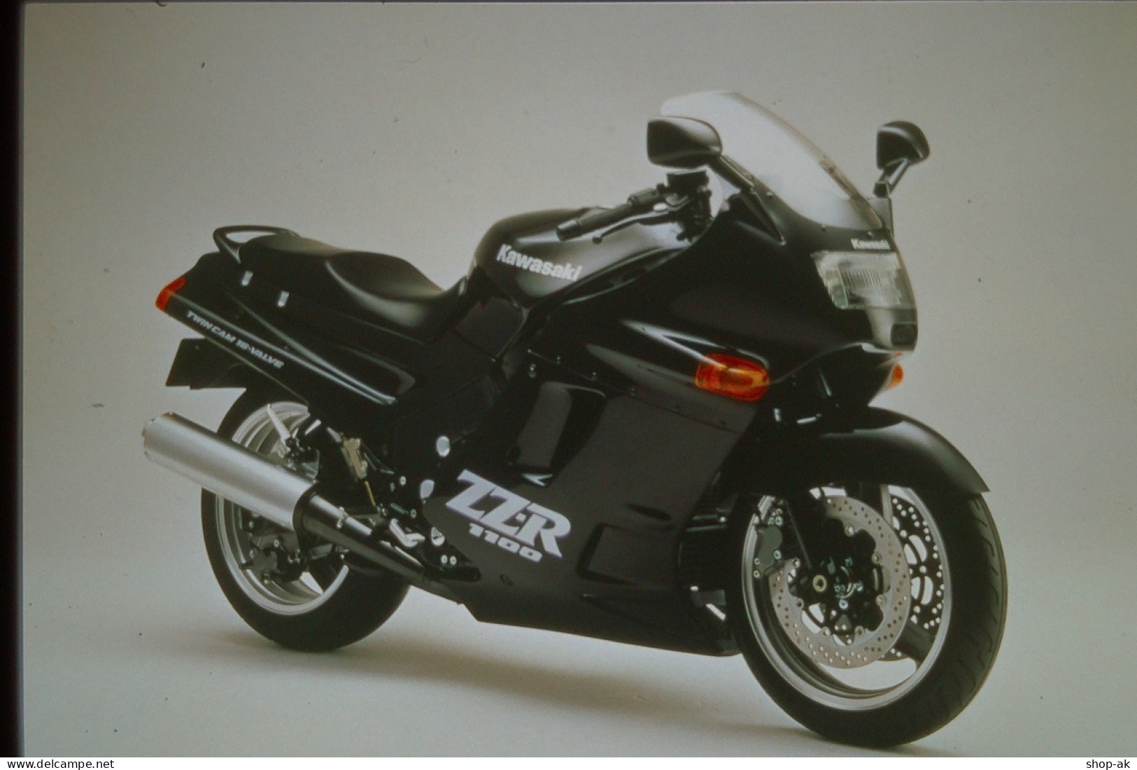 Dia0277/ 2 X DIA Foto Motorrad Kawasaki ZZ-R  1100  1992 - Motor Bikes