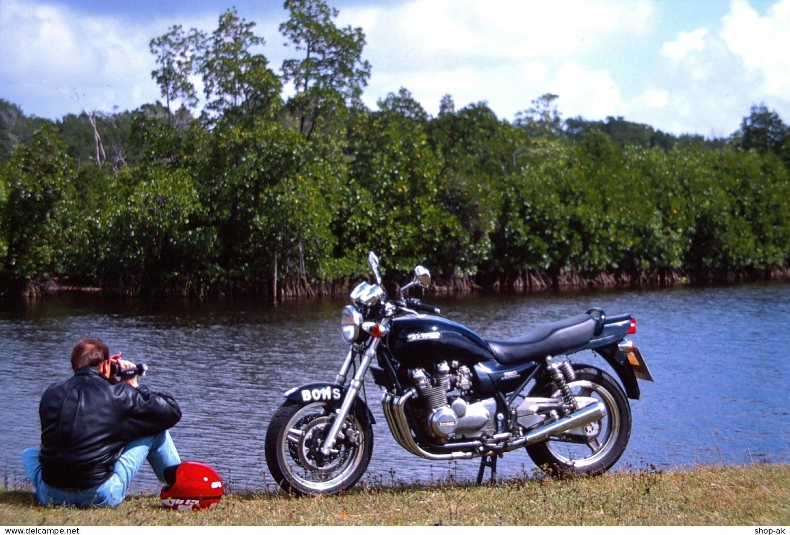 Dia0278/ 6 X DIA Foto Motorrad Kawasaki Zempir 750 In Malaysia 1991 - Moto