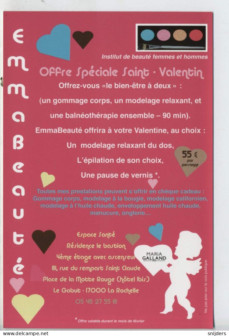 Emma Beauté Ongebruikt Blanco Rug Valentin Dos Blanc - Saint-Valentin