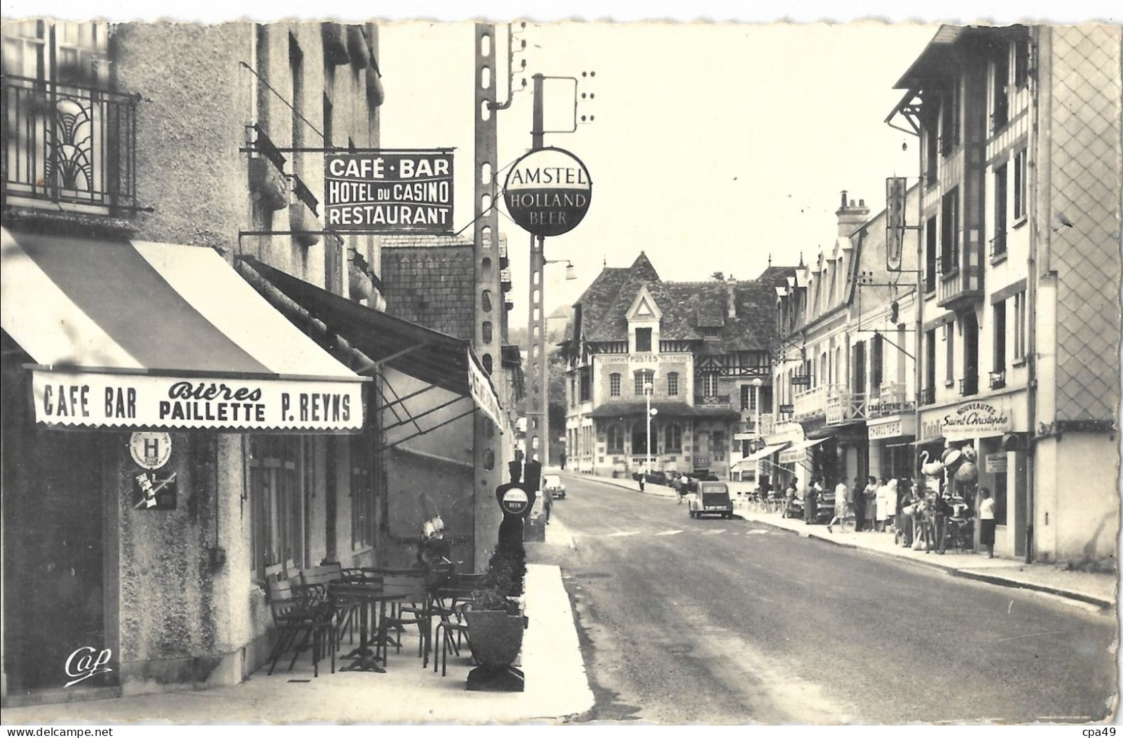 14    C.P.S.M.   BLONVILLE - SUR - MER  AVENUE  DE  LA  REPUBLIQUE  LES  MAGASINS  ET  LA  POSTE - Other & Unclassified