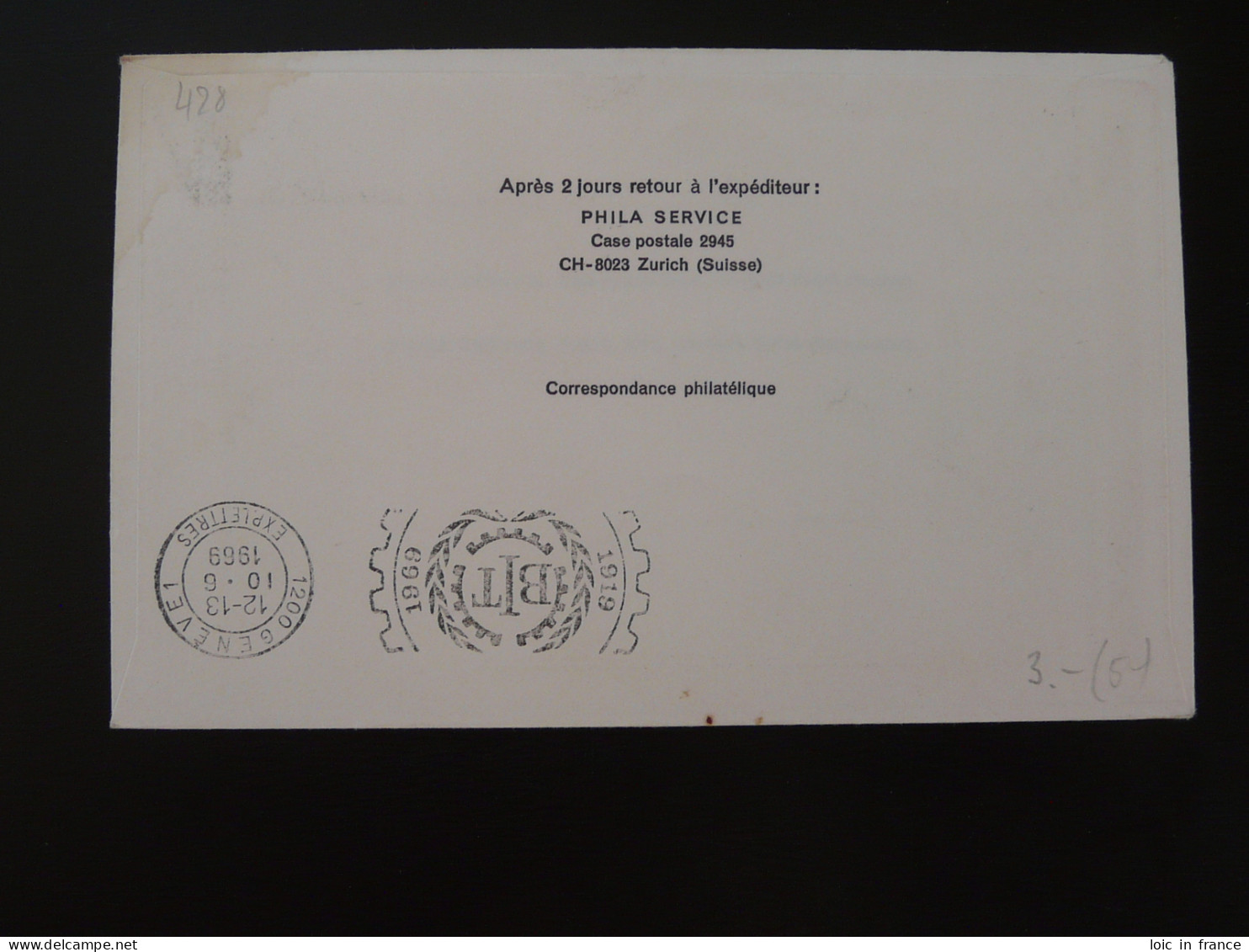 Lettre Cover Vol Papal Flight Vatican Geneve Swissair 1969 - Storia Postale