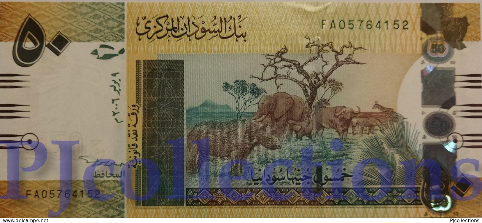 SUDAN 50 POUNDS 2006 PICK 69 UNC - Soedan