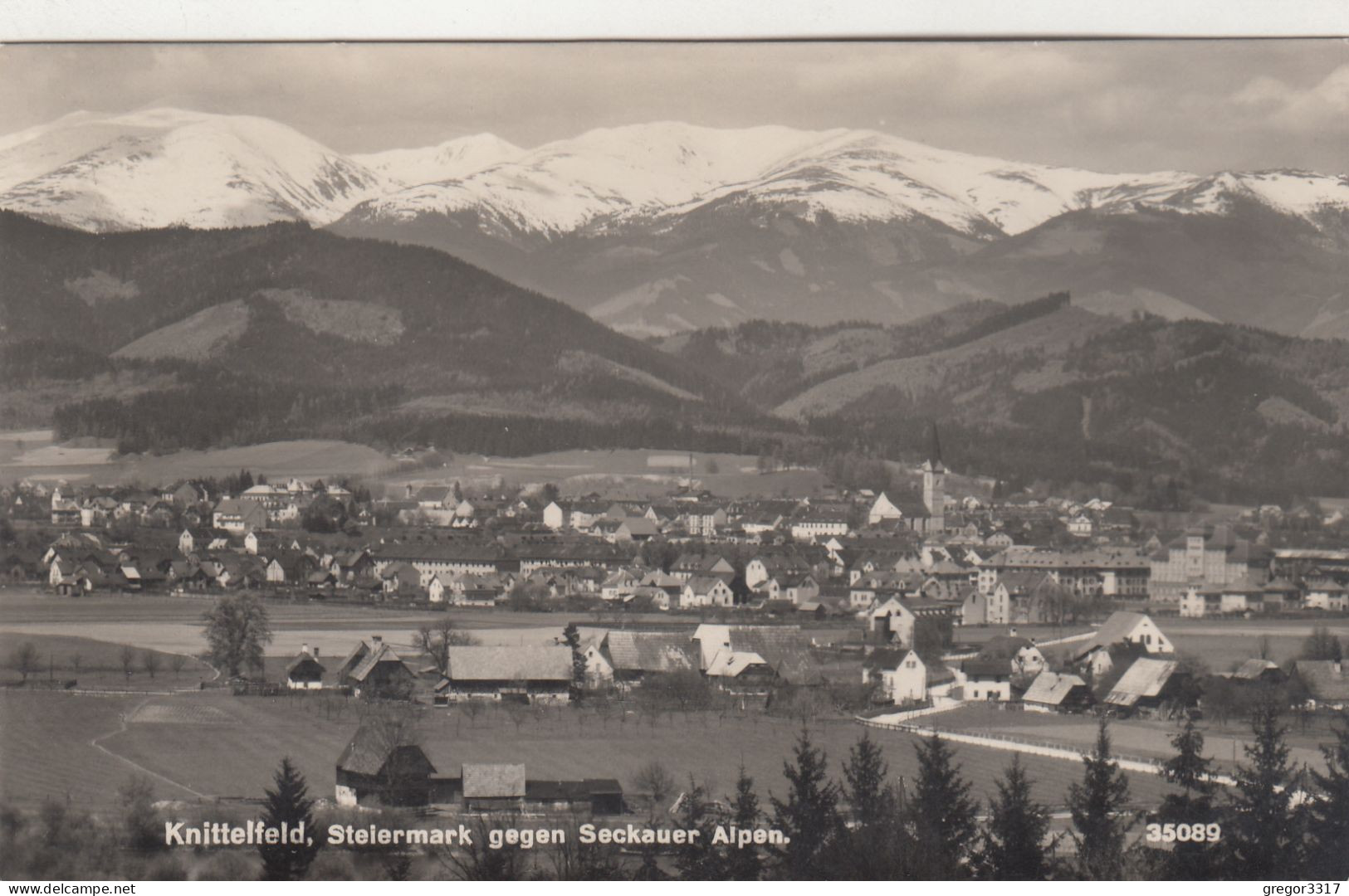 E4043) KNITTELFELD - Steiermark - FOTO AK - Häuser U. Strasse Gegen Seckauer Alpen - ALT 1939 - Knittelfeld