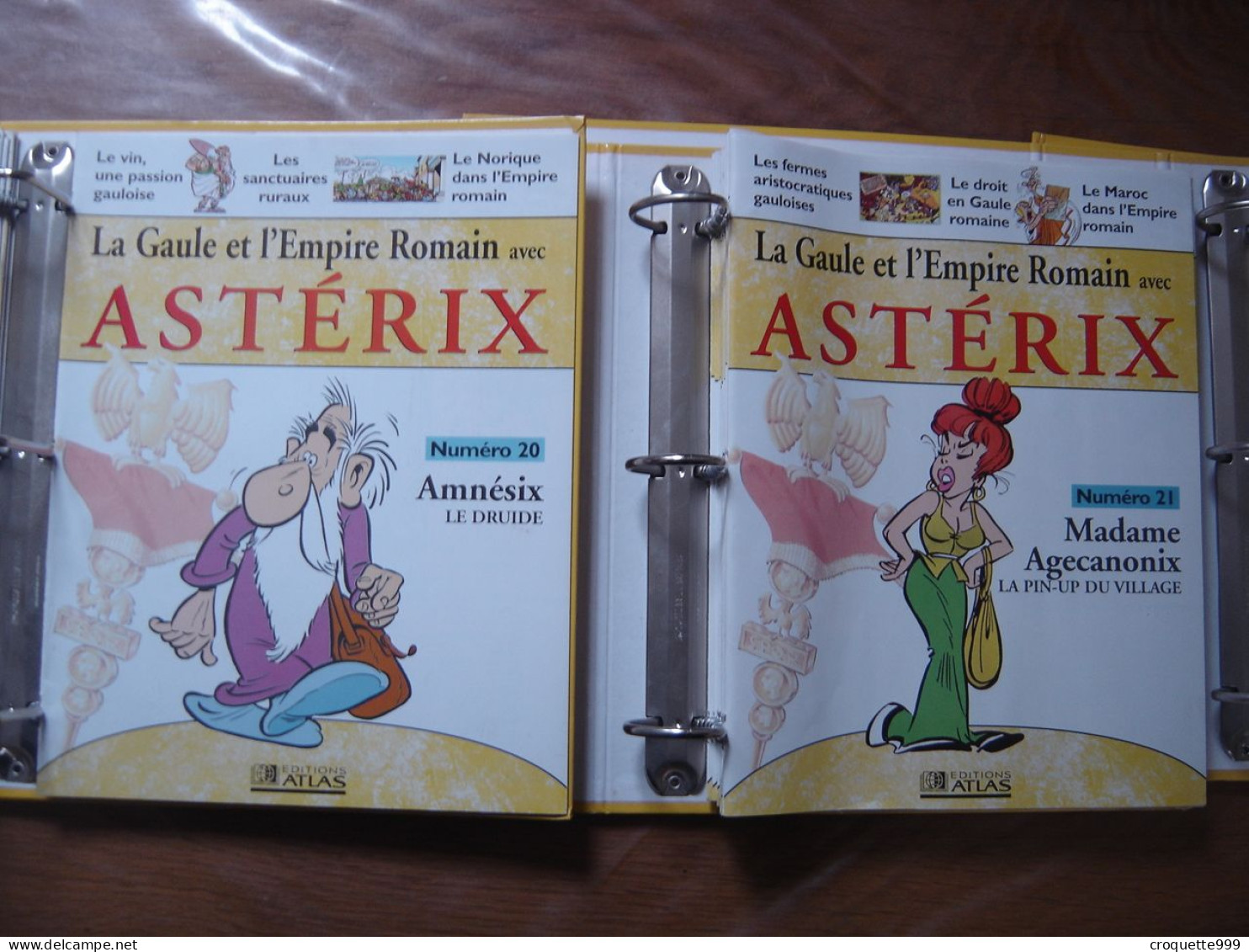 La Gaule et l'empire romain avec ASTERIX Editions Atlas 56 numeros manque 14 numeros