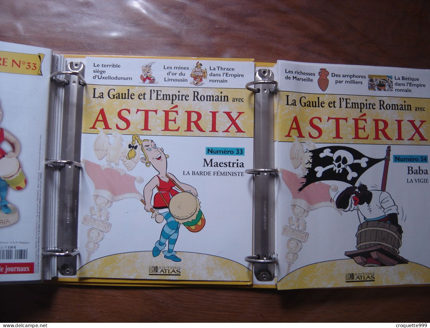 La Gaule et l'empire romain avec ASTERIX Editions Atlas 56 numeros manque 14 numeros