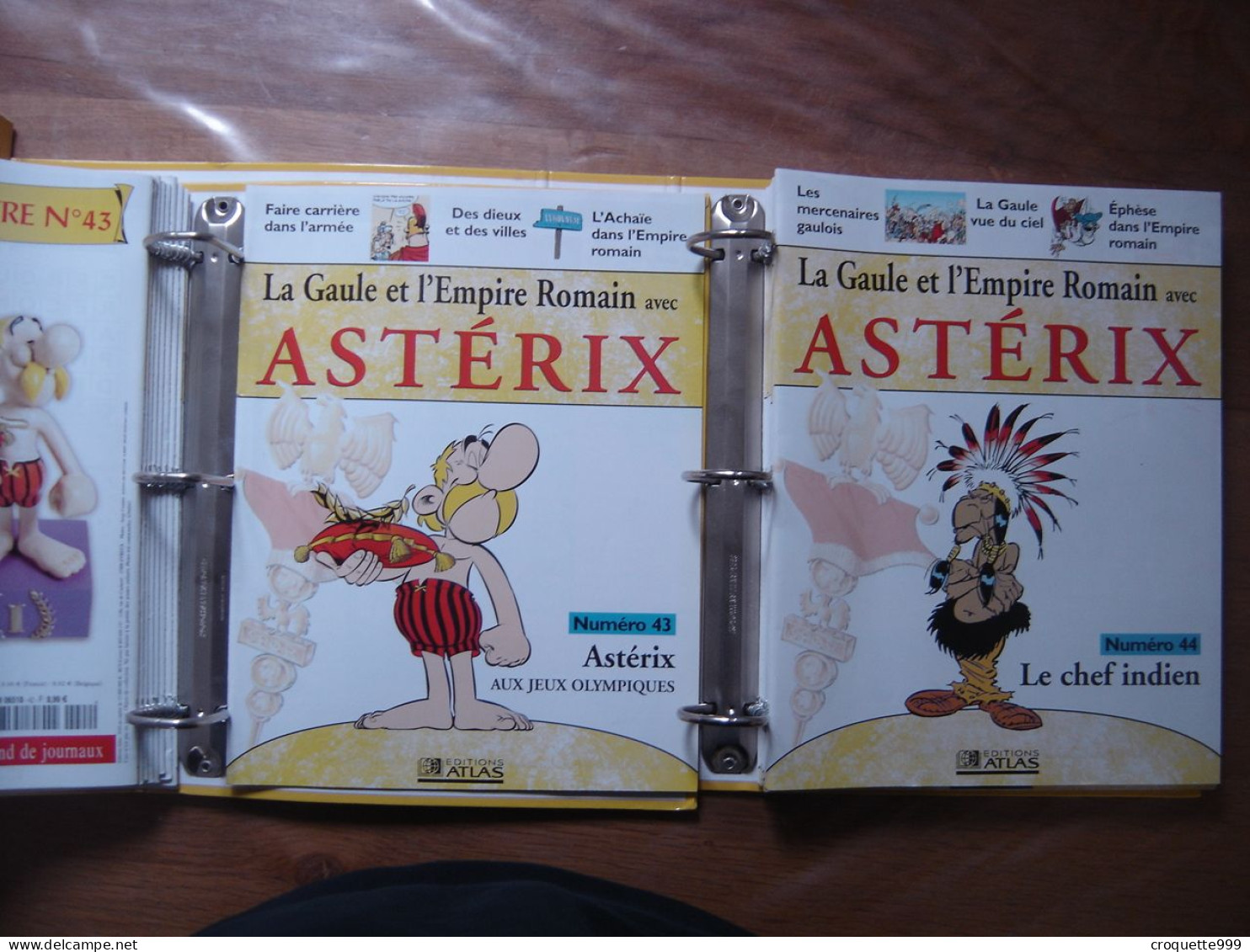 La Gaule et l'empire romain avec ASTERIX Editions Atlas 56 numeros manque 14 numeros
