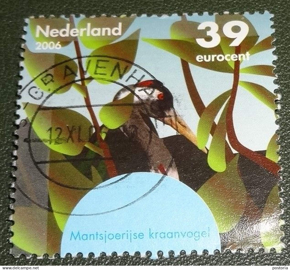 Nederland - NVPH - 2441c - 2006 - Gebruikt - Cancelled - Bedreigde Dieren - Mantsjoerijse Kraanvogel - Usati