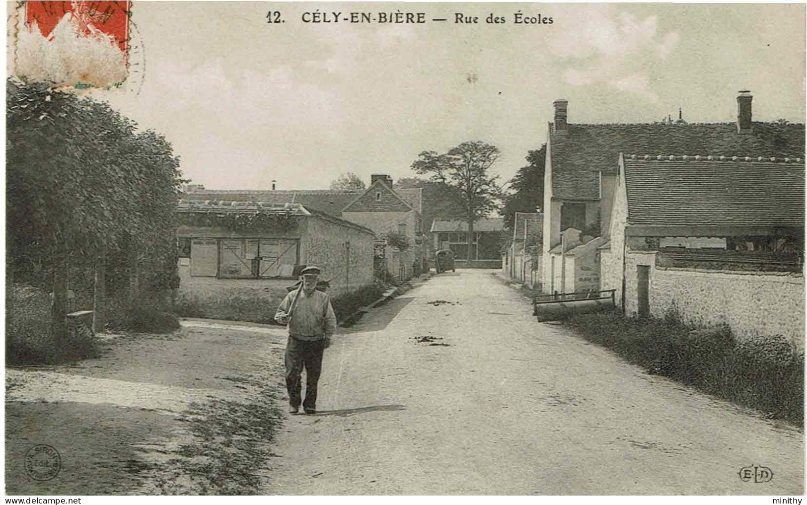 CELY-en-BIERE  -  Rue Des Ecoles - Perthes