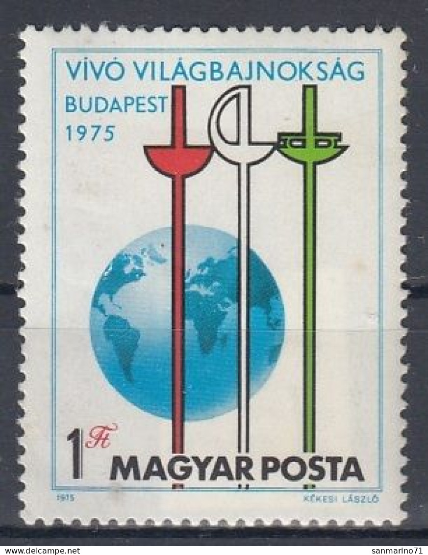 HUNGARY 3054,unused,falc Hinged (*) - Fencing