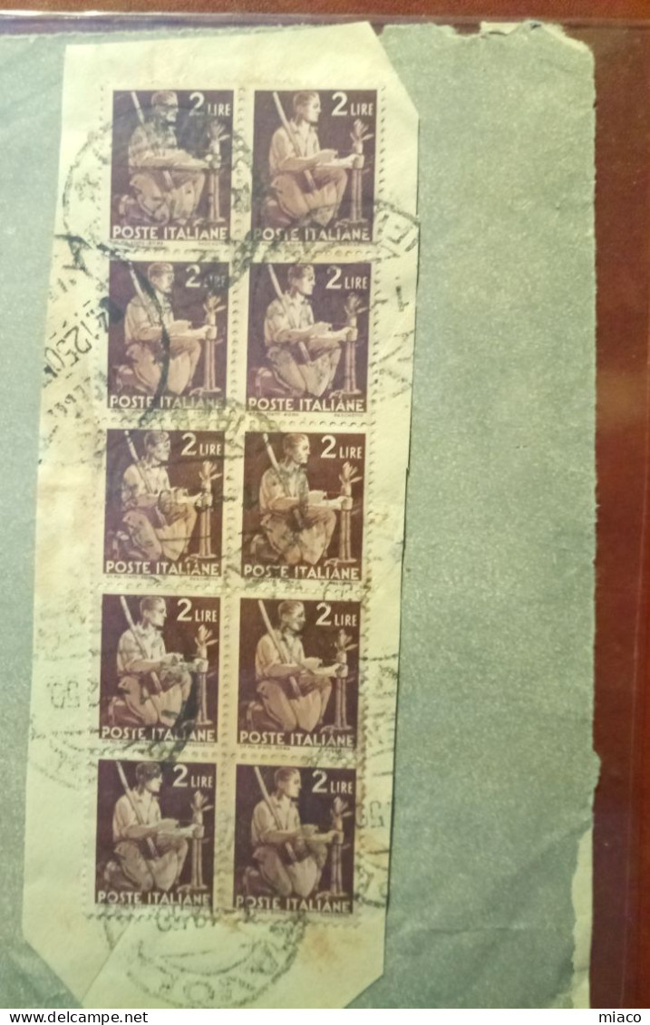 R49 Rep. ITA 1950 Democratica - Usati - Used Stamps