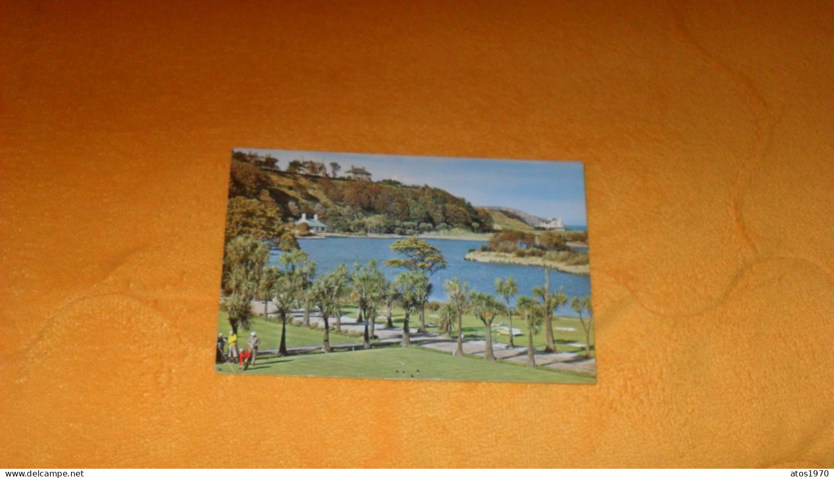 CARTE POSTALE ANCIENNE CIRCULEE DE 1966 ../ MOORAGH PARK RAMSEY..CACHET + TIMBRE - Isle Of Man