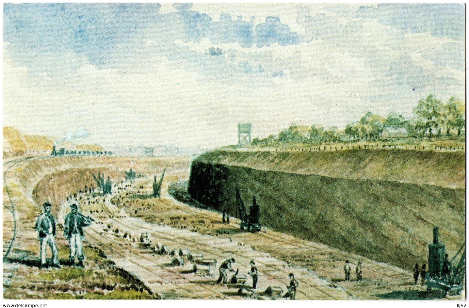 CPSM PF ROYAUME UNI - Views Of Manchester Ship Canal. Pool Hall Rock Cutting N°3 - Manchester