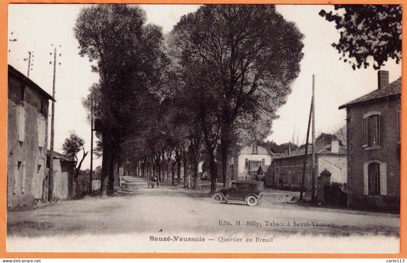 79 - B34648CPA - SAUZE VAUSSAIS - Quartier Du Breuil - Très Bon état - DEUX-SEVRES - Sauze Vaussais