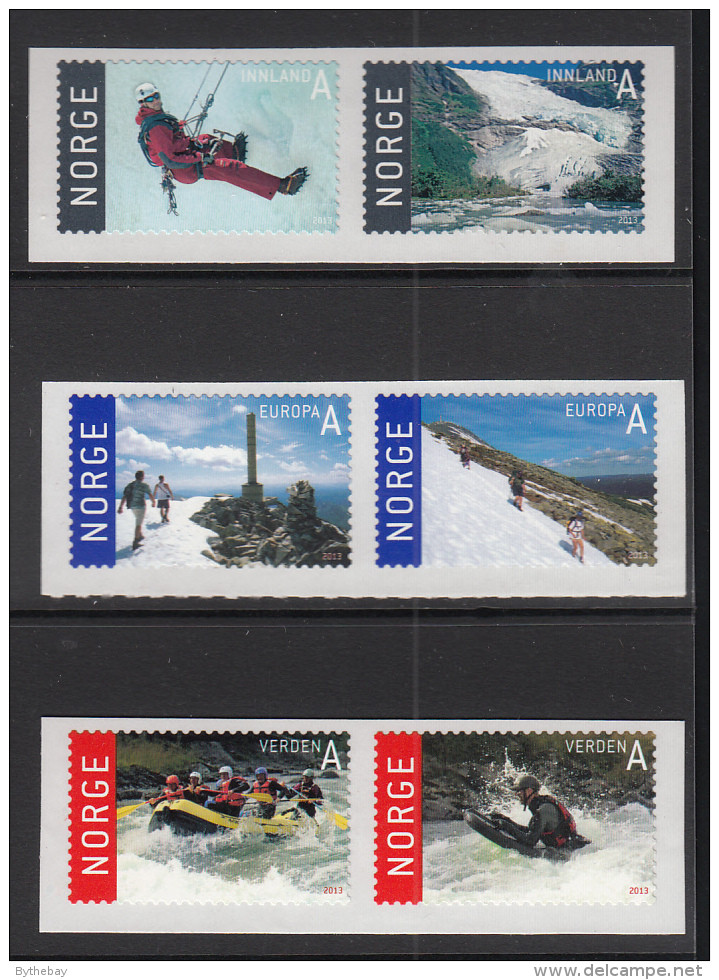 Norway 2013 Set Of 6 Tourism - Unused Stamps