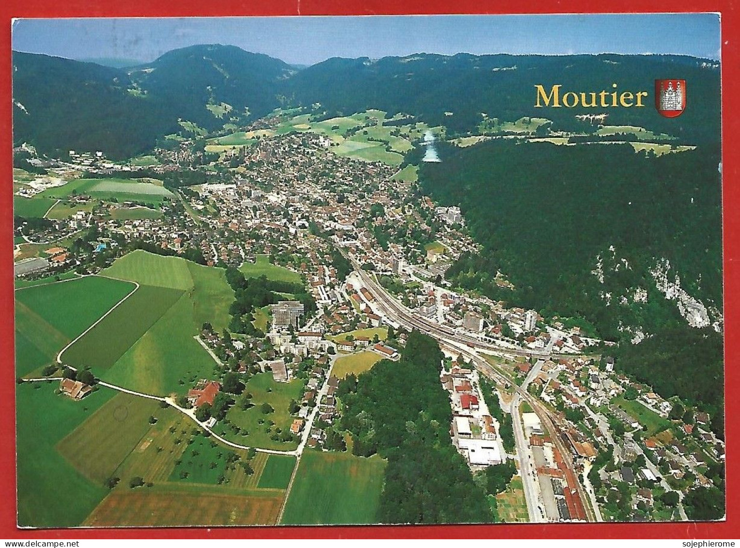 Moutier (Berne) Vue Aérienne 2scans 27-12-2018 - Moutier