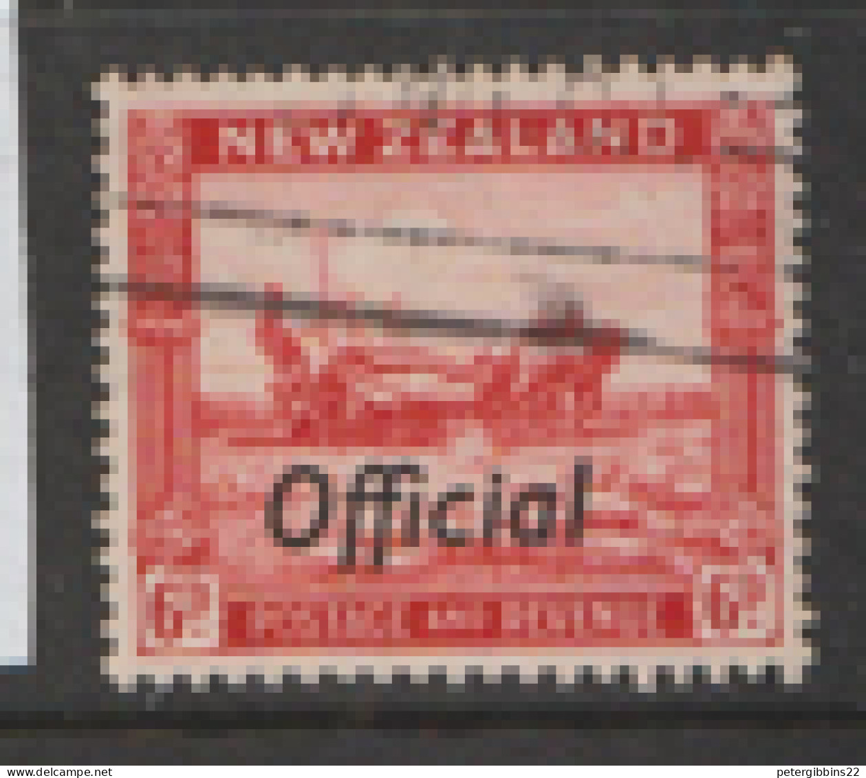 New Zealand  1936 SG 0127 2d   Overprinted  OFFICIAL Perf 13.1/2x14     Fine Used - Usados