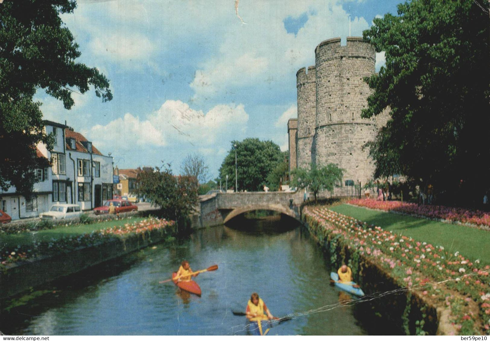 ANGLETERRE RIVER STOUR AND WEST GATE CANTERBURY - Canterbury