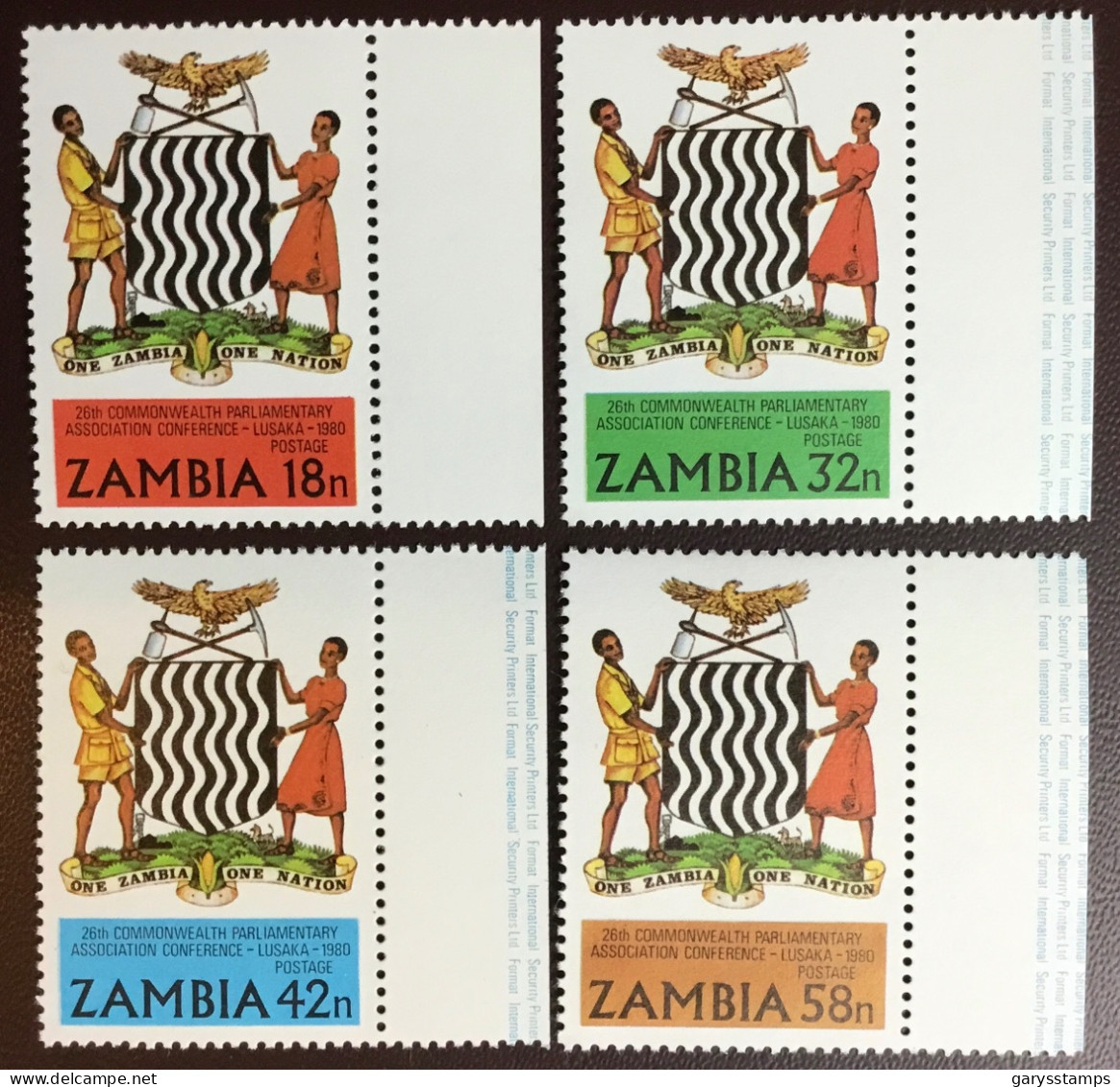 Zambia 1980 Parliamentary Conference MNH - Zambia (1965-...)