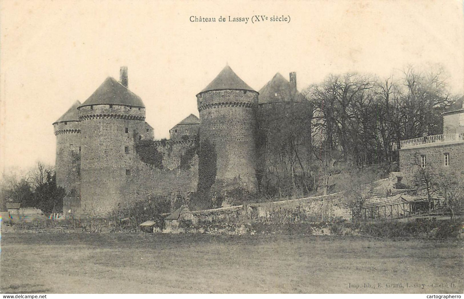 France Lassay Ruines Du Chateau Du Bois Frou - Lassay Les Chateaux