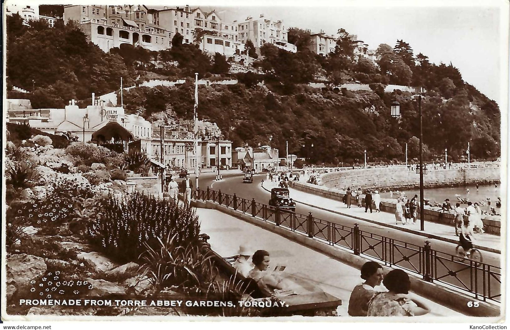 Torquay, Promenade From Torre Abbey Gardens, Gelaufen - Torquay