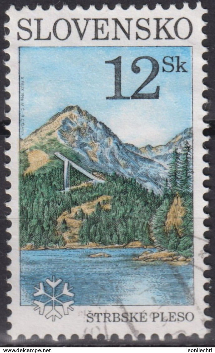 1996 Slowakische Republik ° Mi:SK 262, Sn:SK 254, Yt:SK 222, Strbské Lake, Splendors Of Homeland (1996) - Used Stamps