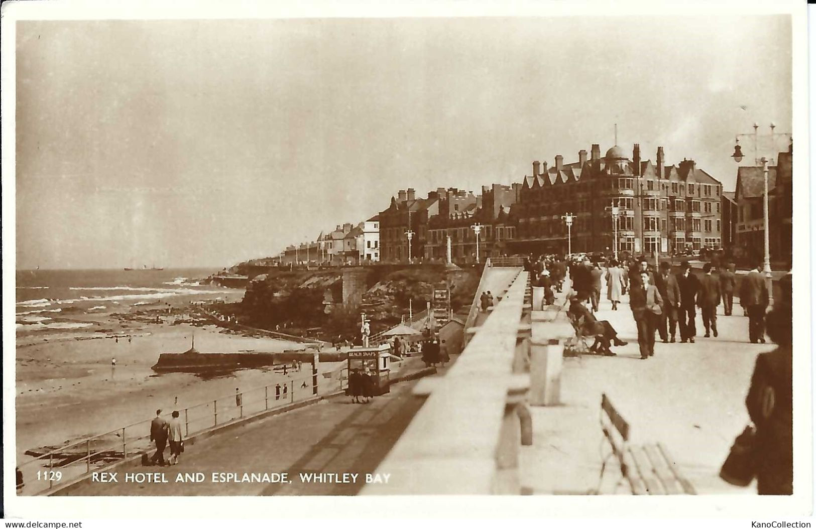 Whitley Bay, Rex Hotel And Esplande, Nicht Gelaufen - Autres & Non Classés