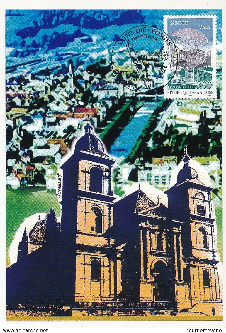 FRANCE - Carte Maximum - 3,00f Saint Dié - Vosges - 3/10/1998 - 1990-1999