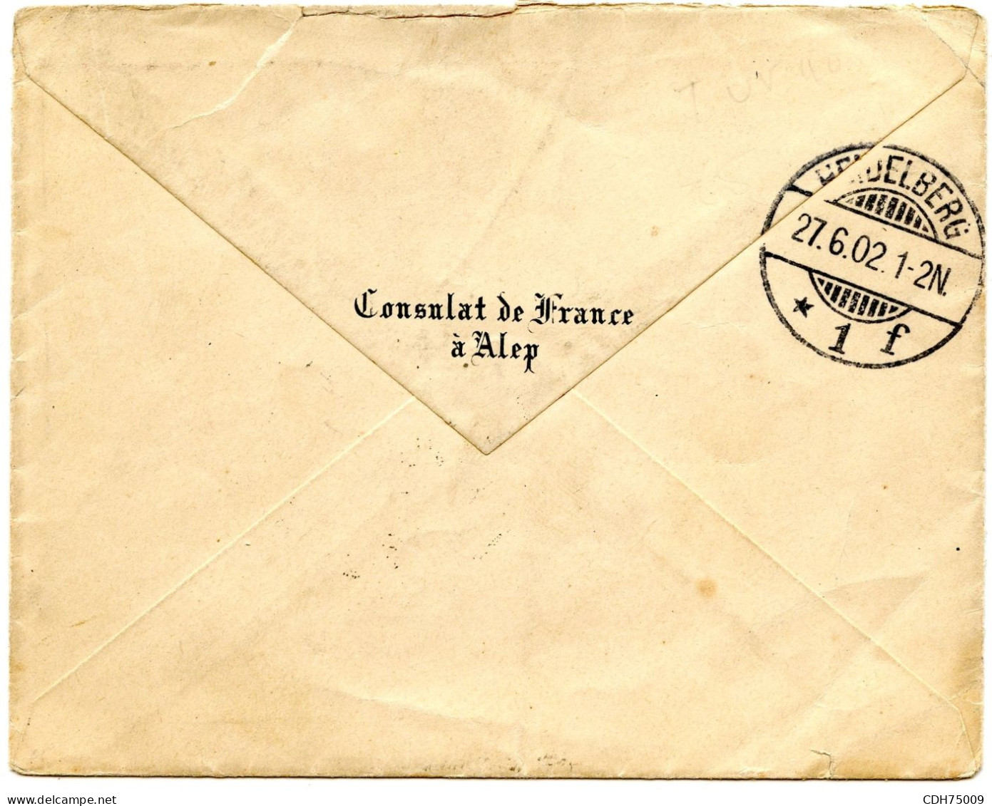 TURQUIE - LETTRE D'ALEP POUR L'ALLEMAGNE, 1902 - Lettres & Documents