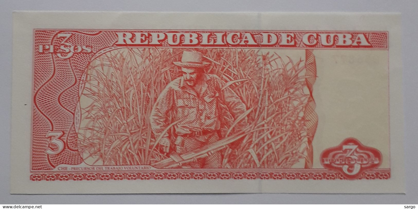 CUBA - 3 PESOS - P 127 (2004) - UNCIRC -BANKNOTES - PAPER MONEY - CARTAMONETA - - Kuba