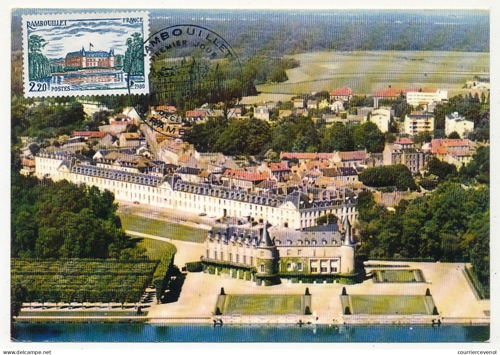 FRANCE - Carte Maximum - 2,20 Rambouillet - 6 Décembre 1980 - 1980-1989