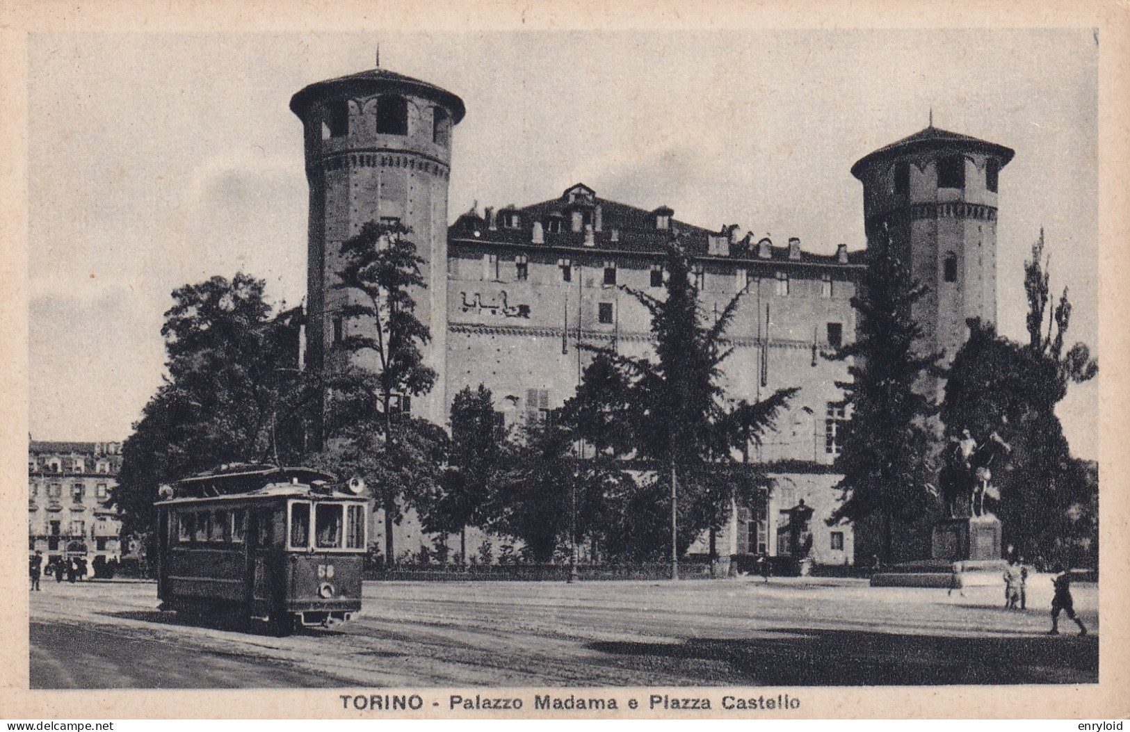 Torino Palazzo Madama E Piazza Castello ( Tram ) - Palazzo Madama