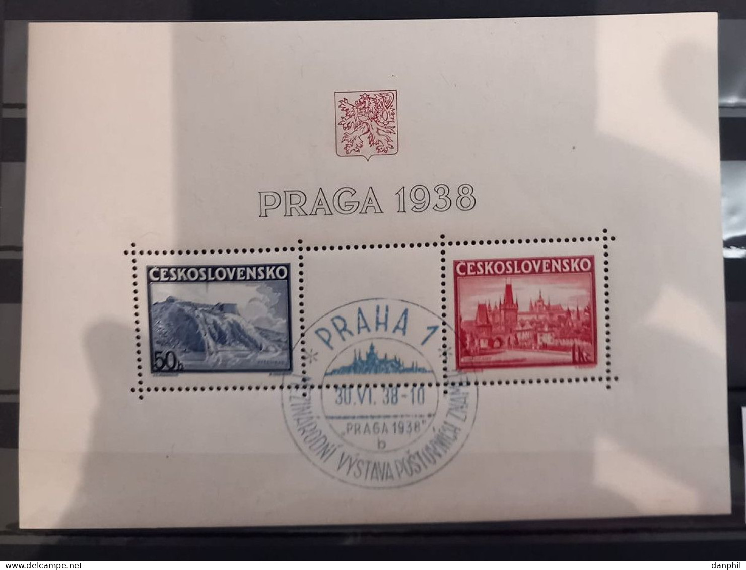 Czechoslovakia 1938 Block 4, Praga Used - Used Stamps