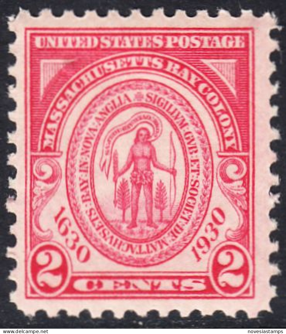 !a! USA Sc# 0682 MNH SINGLE (a3) - Massachusetts Bay Colony - Neufs