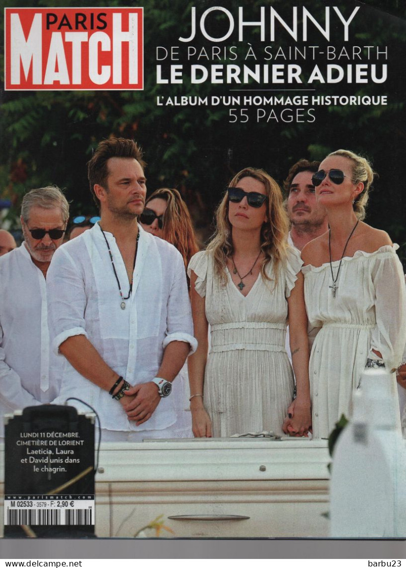 Lot De 4 Revues + Calendrier 2014 Mort De Johnny Halliday Voir Details Plus Bas - Music