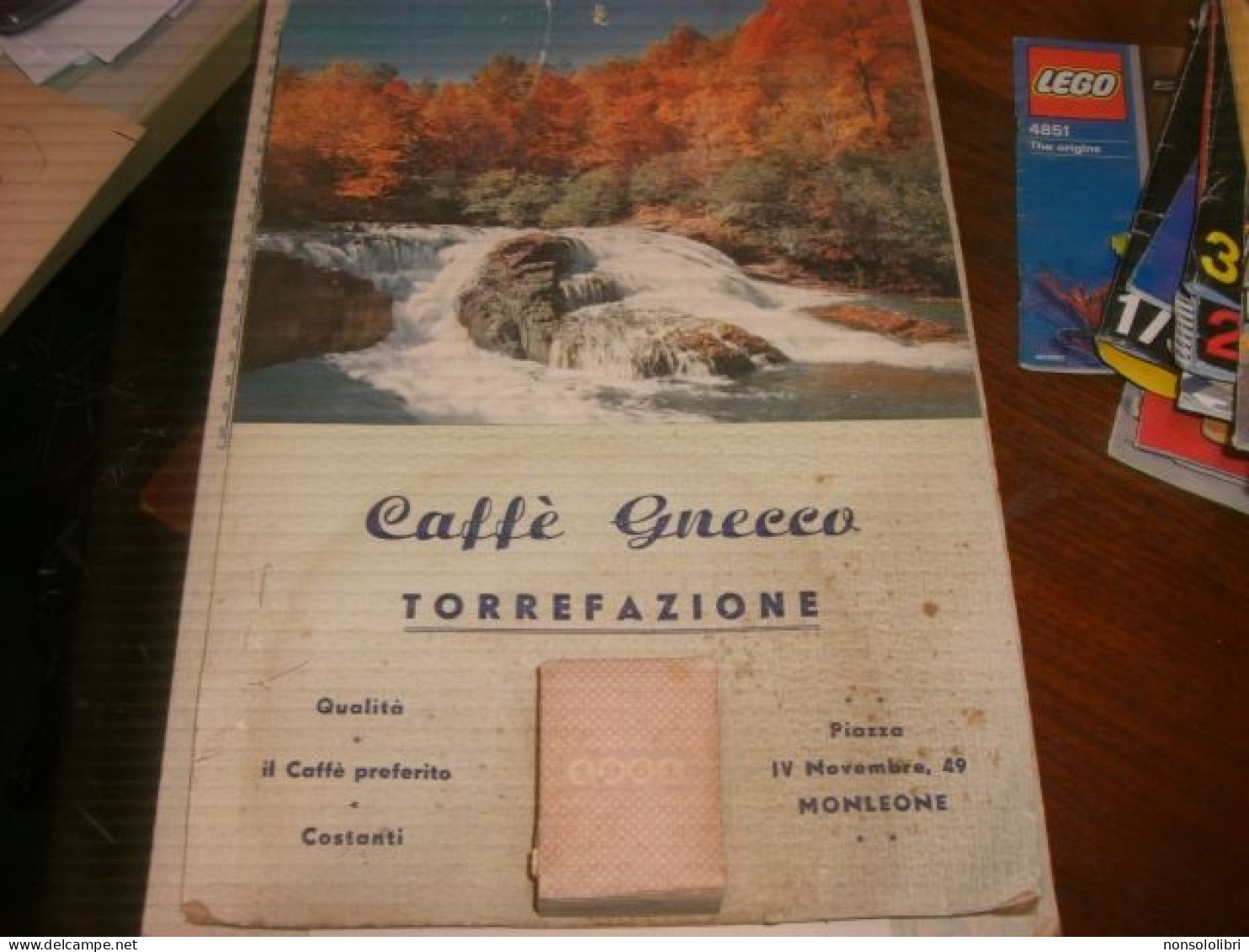 Calendario Caffe' Gnecco Torrefazione 1961-monleone - Big : 1961-70