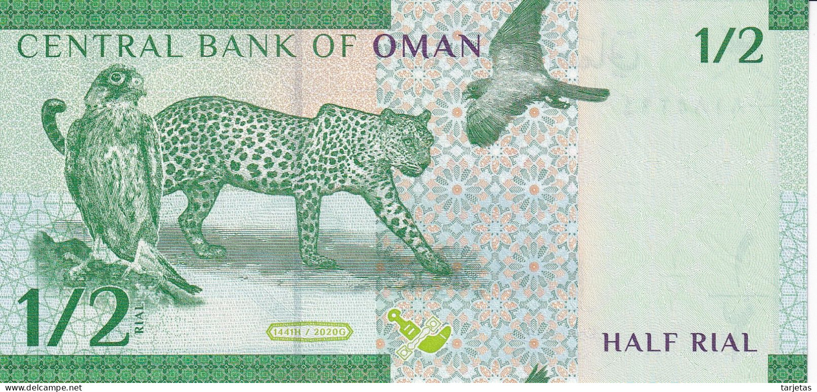 BILLETE DE OMAN DE 1/2 RIAL DEL AÑO 2020 SIN CIRCULAR (UNC) (BANKNOTE) - Oman
