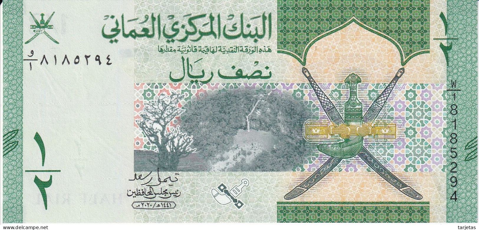 BILLETE DE OMAN DE 1/2 RIAL DEL AÑO 2020 SIN CIRCULAR (UNC) (BANKNOTE) - Oman