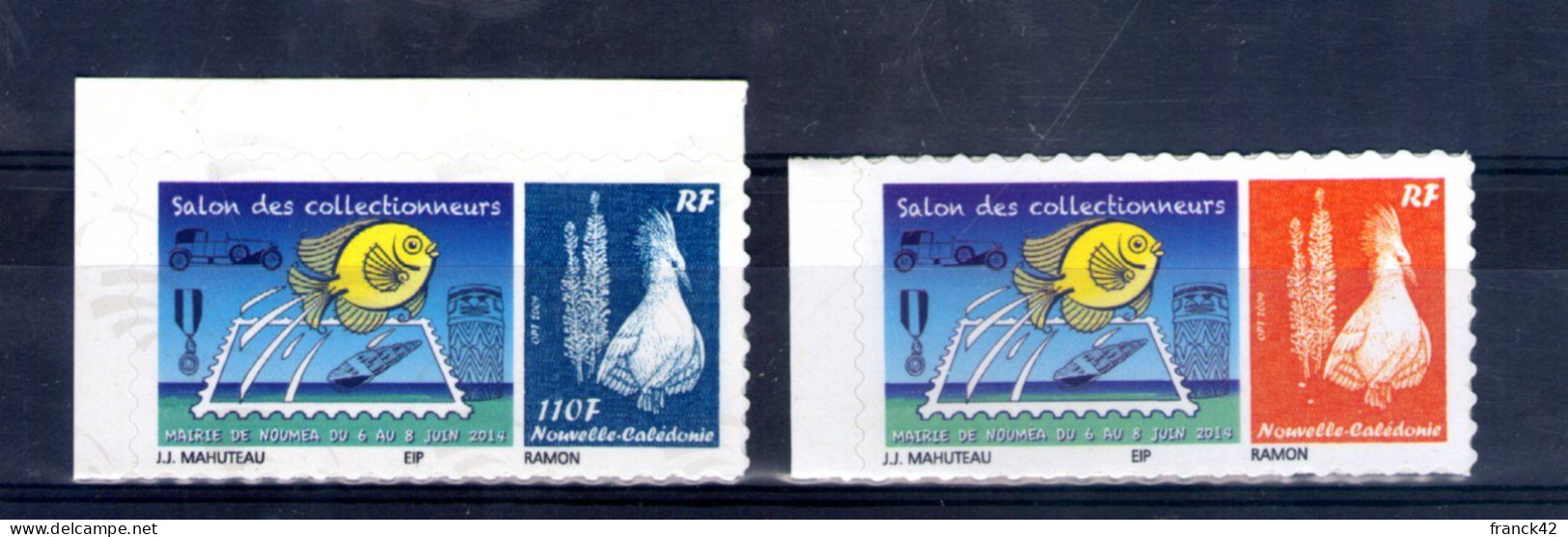 Nouvelle Caledonie. Timbres Personnalisés Cagou. 2014 - Neufs