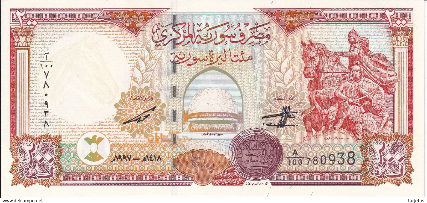 BILLETE DE SIRIA DE 200 POUNDS DEL AÑO 1997 SIN CIRCULAR (UNC)  (BANKNOTE) - Syrie