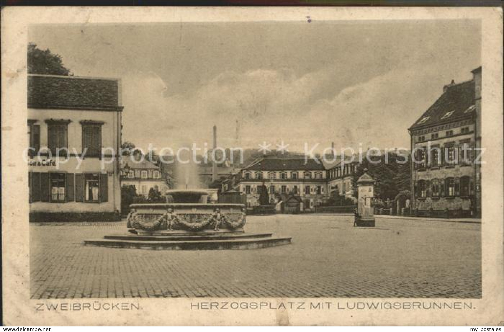 41753946 Zweibruecken Herzogsplatz Ludwigsbrunnen Zweibruecken - Zweibruecken