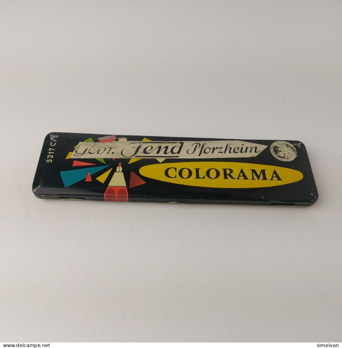 BOHEMIA Works Toison D`or COLORAMA Mechanical Pencil Tin Box Empty  #5476 - Stylos