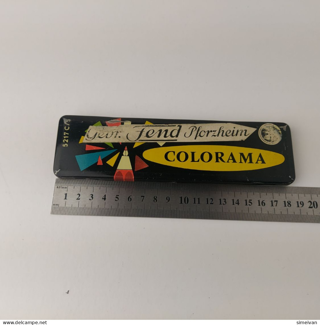 BOHEMIA Works Toison D`or COLORAMA Mechanical Pencil Tin Box Empty  #5476