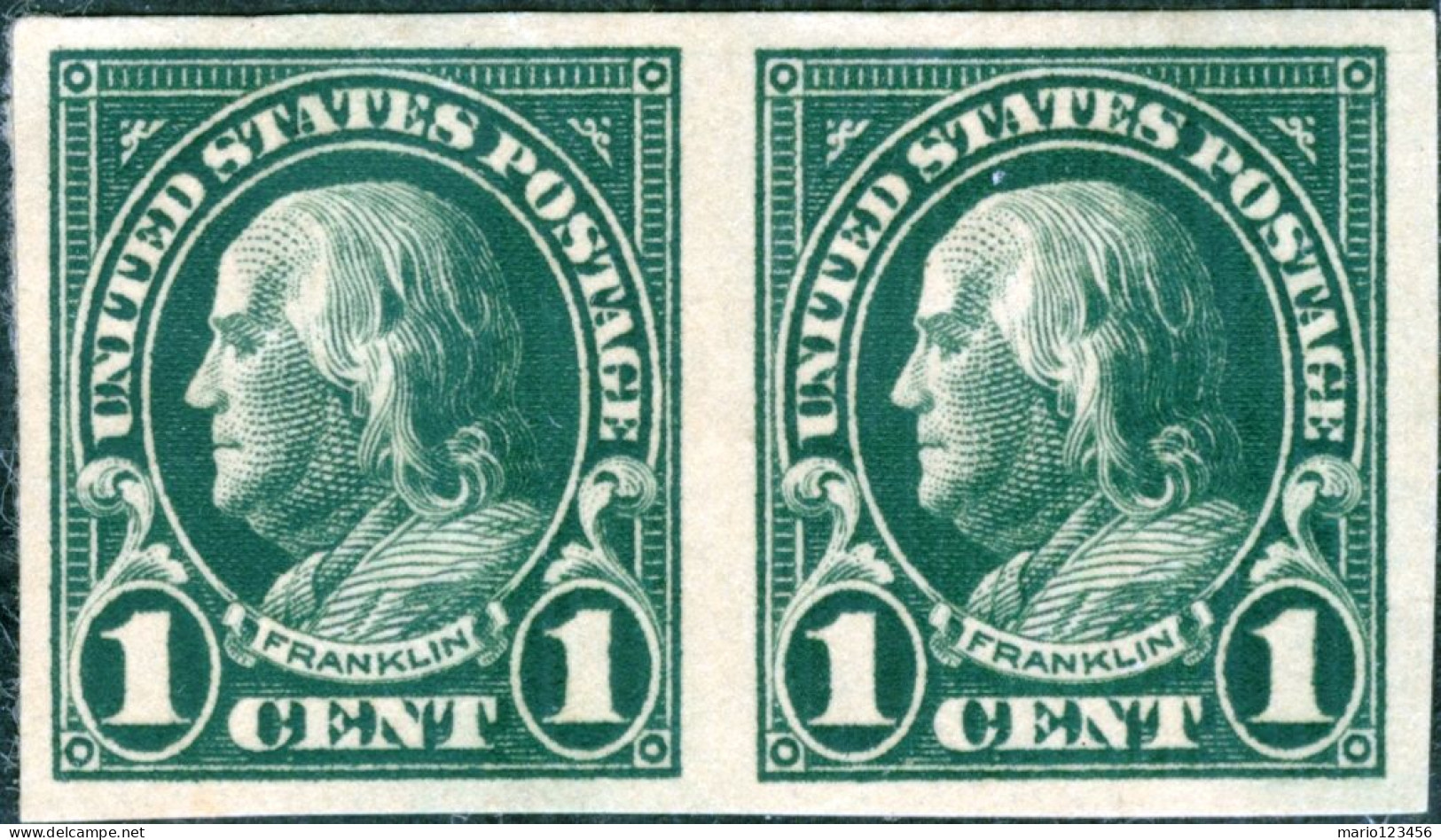 STATI UNITI. UNITES STATES, BENJAMIN FRANKLIN, 1923, FRANCOBOLLI NUOVI (MLH*) Mi:US 260B, Scott:US 575, Yt:US 228a - Neufs