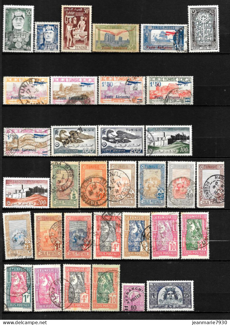 1C134 - TUNISIE - LOT DE TIMBRES NEUFS Et OBLITERES - COTE 103.00 € - Andere & Zonder Classificatie