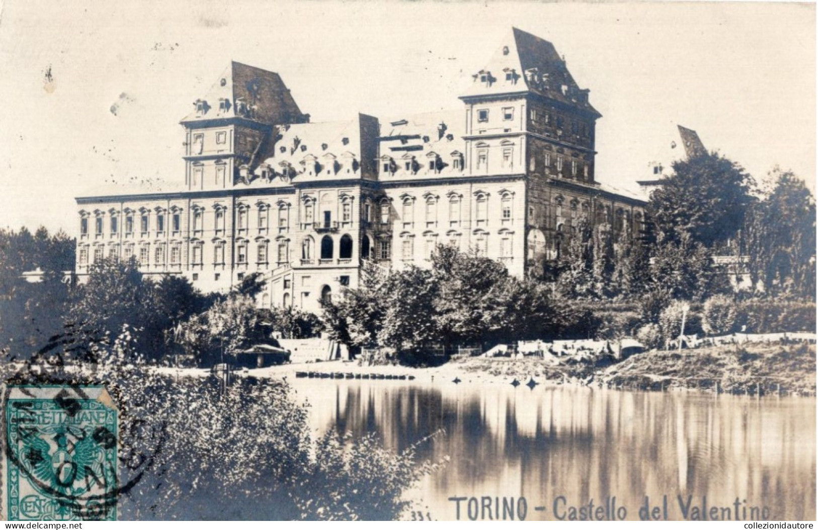 TORINO - CASTELLO DEL VALENTINO - CARTOLINA FP SPEDITA NEL 1905 - Castello Del Valentino